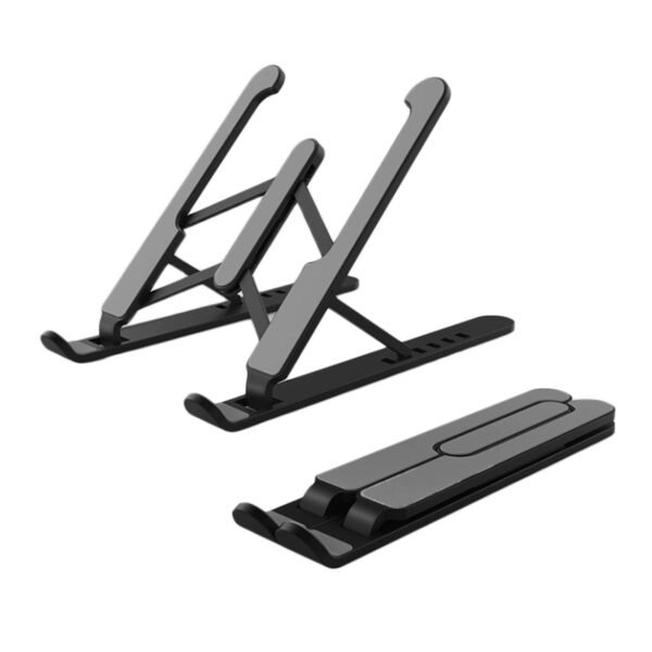 Zebronics-NS1000 Laptop Stand Featuring Foldable Design, Anti-Slip Silicone Rubber Pads, Supp...