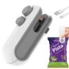 TECH LOGO ELECTRONICS Plastic Bags sealing machine mini Sealing Packet Sealer for Chips or ve... - Image 5