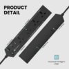 Portronics Power Plate 10 Extension Board with 4 Universal Sockets, 3 Meter Long Cord, 1500 W... - Image 5