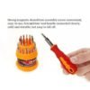 Sulfar Screwdriver Set, Steel 31 in 1 with 30 Screwdriver Bits, Professional Magnetic Driver ... - Image 2