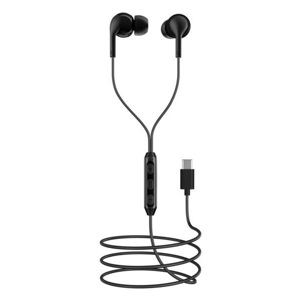 boAt Bassheads 100 C Wired Earphones with Type-C Jack, in-Line Microphone, in Ear, 10Mm Drive...