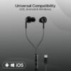 boAt Bassheads 100 C Wired Earphones with Type-C Jack, in-Line Microphone, in Ear, 10Mm Drive... - Image 5