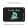 Portronics Ruffpad 8.5E Re-Writable LCD Writing Pad with Screen 21.5cm (8.5-inch) for Drawing... - Image 2