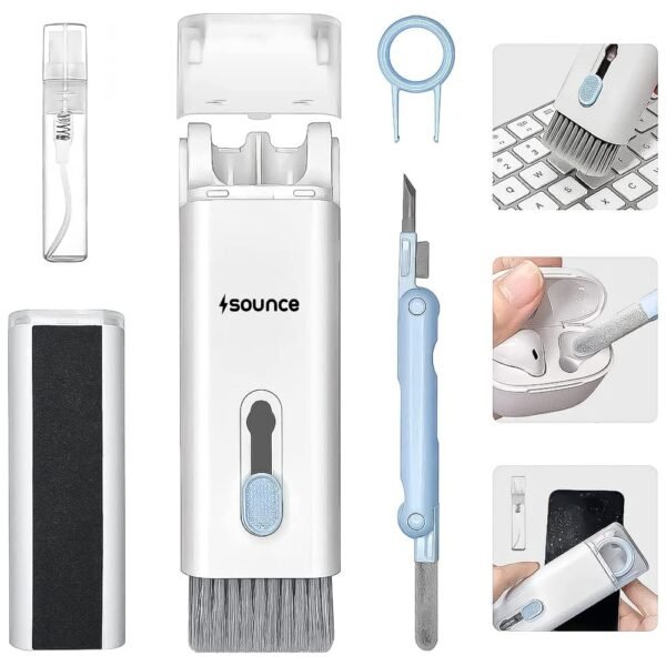 Sounce 7 in 1 Electronic Cleaner Kit, Keyboard Cleaner Kit with Brush, 3 in 1 Cleaning Pen fo...