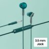 ZEBRONICS Zeb-Bro in Ear Wired Earphones with Mic, 3.5mm Audio Jack, 10mm Drivers, Phone/Tabl... - Image 2