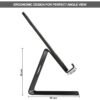 ELV Mobile Phone Mount Tabletop Holder for Phones and Tablets - Black - Image 5