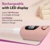 AGARO Callus Remover with 3 Interchangeable Head Rollers, Electronic Foot Scrubber For Callus... - Image 4