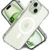 WOW IMAGINE Ultra-Hybrid Back Case Cover for iPhone 15 Compatible with MagSafe | Sleek Hard Crystal Clear Back | Drop & Camera Protection | Shockproof Mobile Case For iPhone 15 (PC & TPU, Transparent) - Image 3