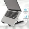 Zebronics-NS1000 Laptop Stand Featuring Foldable Design, Anti-Slip Silicone Rubber Pads, Supp... - Image 4