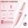 JICOOT Smooth Pedicure Wand, Electric Foot Callus Remover Rechargeable Pedicure Tool Callus R... - Image 2