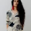 GoSriKi Women's Cotton Blend Straight Printed ... - Image 4