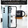 WOW Imagine Shock Proof Clear Back Case Mobile Cover for Samsung Galaxy M14 5G (Hard | Hybrid PC + TPU | Full Armour Device & Camera Protection | Black) - Image 5