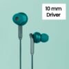 ZEBRONICS Zeb-Bro in Ear Wired Earphones with Mic, 3.5mm Audio Jack, 10mm Drivers, Phone/Tabl... - Image 3