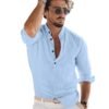 Bellstone Men's Solid Regular Fit Kurta - Image 3