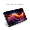 Lava O3 (Glossy Black, 4 GB RAM, 64 GB Storage) | Biggest 6.75" HD+ Display | 13MP AI Dual Rear Camera | 5000 mAh Battery | Secure Face Unlock | Fingerprint Reader | Charger & Phone-Cover in Box - Image 5