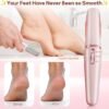 JICOOT Smooth Pedicure Wand, Electric Foot Callus Remover Rechargeable Pedicure Tool Callus R... - Image 4