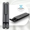 Zebronics-NS1000 Laptop Stand Featuring Foldable Design, Anti-Slip Silicone Rubber Pads, Supp... - Image 3