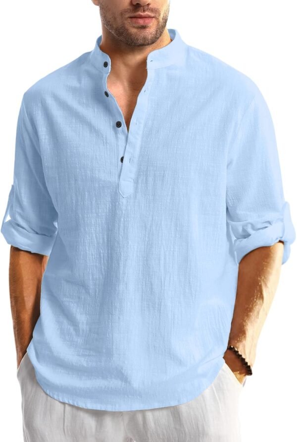 Bellstone Men's Solid Regular Fit Kurta