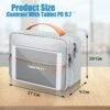 Seagull flight of fashion Nylon Double Layer Professional Electronic Gadget Organizer Case, C... - Image 3