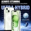 WOW IMAGINE Ultra-Hybrid Back Case Cover for iPhone 15 Compatible with MagSafe | Sleek Hard Crystal Clear Back | Drop & Camera Protection | Shockproof Mobile Case For iPhone 15 (PC & TPU, Transparent) - Image 4