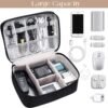House of Quirk Polyester Electronics Accessories Organizer Bag, Universal Carry Travel Gadget... - Image 2
