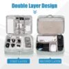 Seagull flight of fashion Nylon Double Layer Professional Electronic Gadget Organizer Case, C... - Image 4