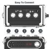 【US Top 1】 JYX Karaoke Speaker with Two Wireless Microphones System, Portable Party Speakers ... - Image 3