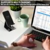 ELV Mobile Phone Mount Tabletop Holder for Phones and Tablets - Black - Image 8