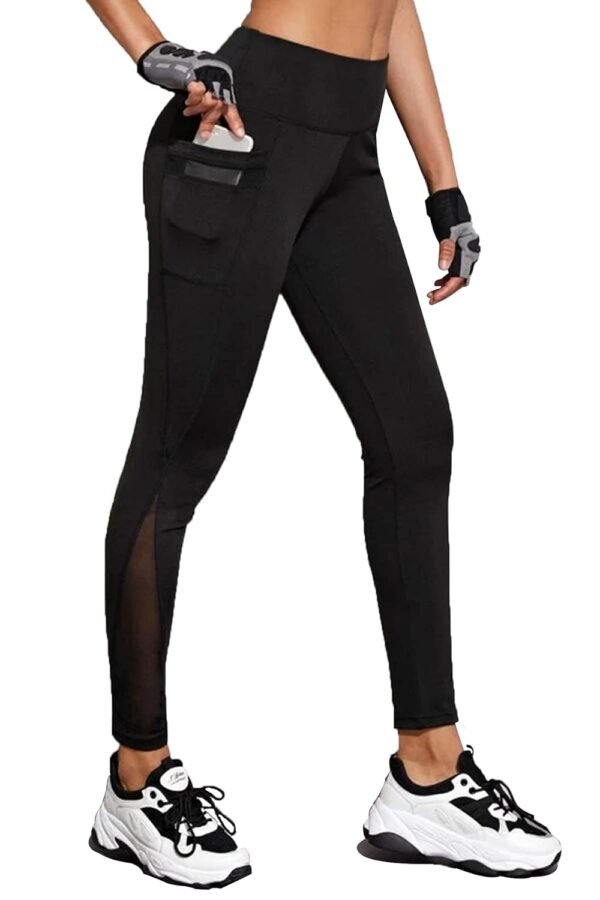 BLINKIN Gym wear Mesh Leggings Workout Pants w...