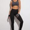 BLINKIN Gym wear Mesh Leggings Workout Pants w... - Image 7