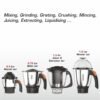 Vidiem EVO ADC Mixer Grinder 612 A | Mixer grinder 750 watt with 5 Jar in-1 Juicer Mixer Grin... - Image 3