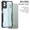 WOW IMAGINE Shock Proof Clear Back Case Mobile Cover for Samsung Galaxy M13 5G (Hard | Hybrid PC + TPU | Full Armour Device & Camera Protection | Black) - Image 4