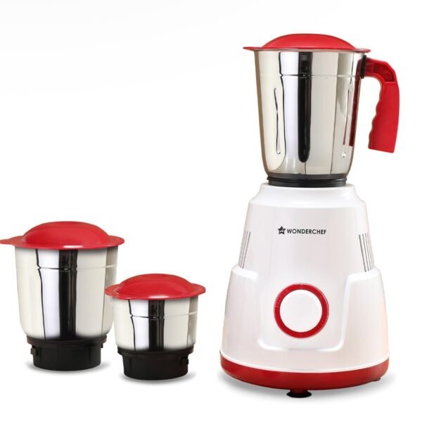 Wonderchef Robo Mixer Grinder | 3 Jars for Blending, Dry Grinding, Chutney Grinding | Low Fri...