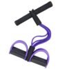 Zerolex Resistance Band 4-Tube Natural Latex Sit-up Body Building Elastic Pull Rope Fitness Equipment Abdomen Waist Arm Yoga Stretching Slimming Training - Image 2