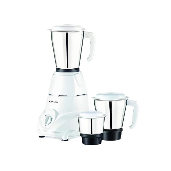 Bajaj Rex Mixer Grinder 500W|Mixie For Kitchen With Nutri-Pro Features|3 SS Mixer Jars For He...