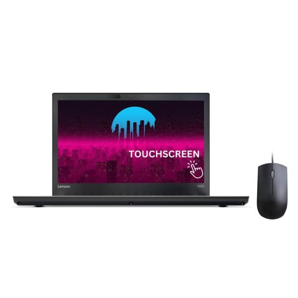 (Refurbished) Lenovo ThinkPad T470 7th Gen Intel Core i5 Thin & Light HD Touchscreen Laptop (...