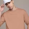 Veirdo® Pure Cotton Round Neck Regular Fit Sol... - Image 2