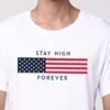 ADRO Mens Flag Printed Cotton T-Shirt - Image 7