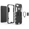WOW IMAGINE Shock Proof Back Case Mobile Cover for Oppo F9 Pro | Realme U1 (Armor | Hybrid PC + TPU | Full Protection with Ring Holder Kickstand | Carbon Black) - Image 5
