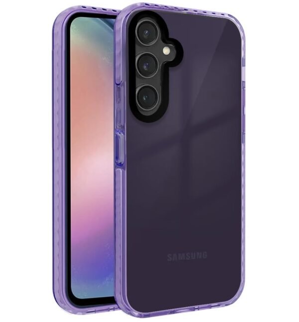A rtistque Ultra Stylish Back Cover Case for Samsung Galaxy A16 5G | Premium Shockproof TPU | Transparent | Protective Design | Samsung A16 5G Back Cover - Purple