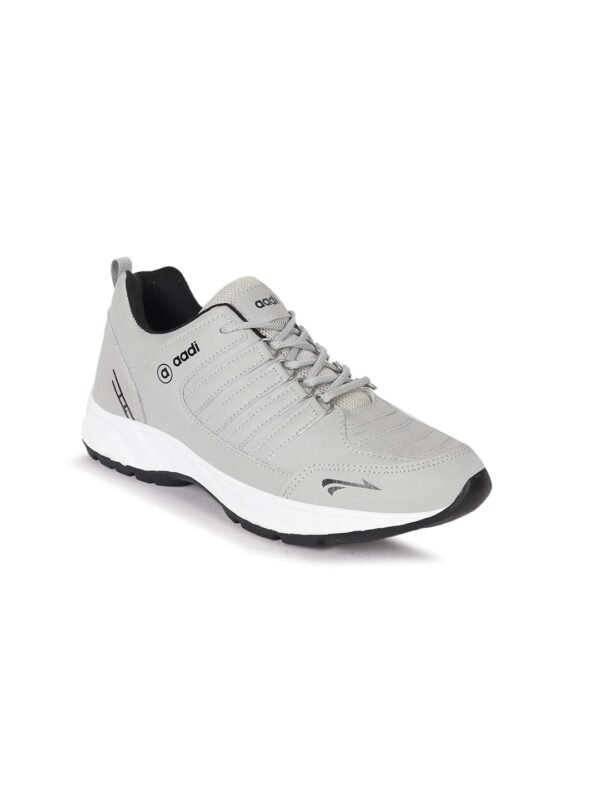 AADI Men's Comfortable Lightweight Synthetic Leather Running, Walking & Gym Casual Sports Shoes