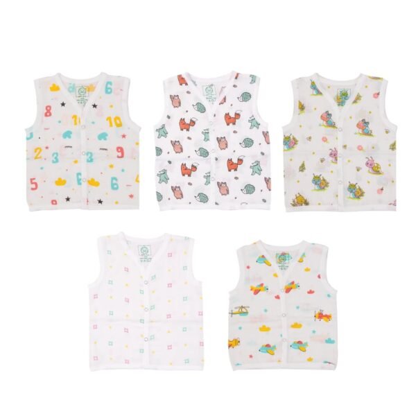 A toddler thing - Organic Cotton Muslin Button...