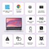 Acer Chromebook CB315-4H Intel Celeron N4500 (Chrome OS/8 GB RAM/128 GB/WiFi 6) 39.6 cm (15.6... - Image 2