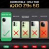 WOW IMAGINE Shock Proof Clear Protective Back Case for iQOO Z9s 5G | Vivo V40e 5G - AirEDGE Technology | 360 Degree Camera Protection | Transparent Hybrid Back Case Mobile Cover - Black - Image 2