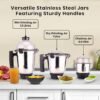 Wonderchef Regalia Mixer Grinder 750W, 230V~50Hz, 3 Stainless Steel Jars, Black, 5 Years Warr... - Image 2