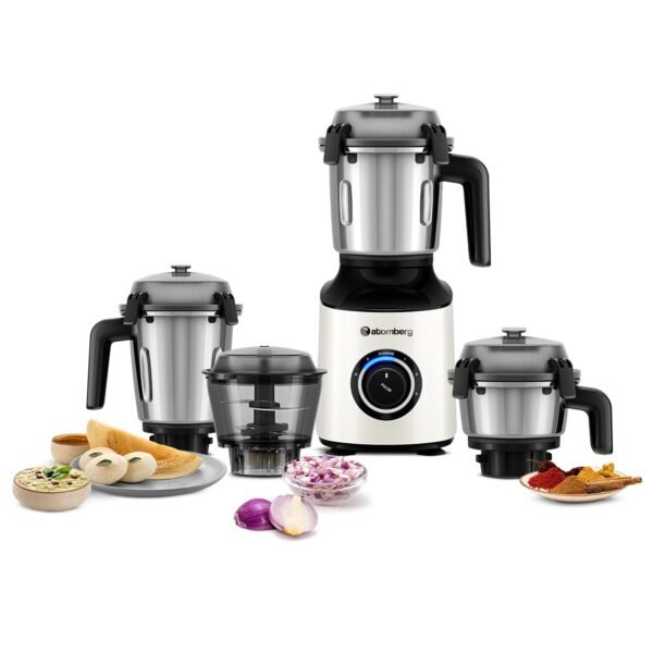 Atomberg Zenova Mixer Grinder with Unique Coarse Mode | Advanced Safety Features | 4 Jars inc...