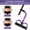 Zerolex Resistance Band 4-Tube Natural Latex Sit-up Body Building Elastic Pull Rope Fitness Equipment Abdomen Waist Arm Yoga Stretching Slimming Training - Image 4