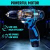 TOMAHAWK® TDS-7812 Cordless Screwdriver & Drill Set, 12V, Lightweight and Compact with Adjust... - Image 2
