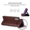 WOW IMAGINE Shock Proof Flip Cover Back Case Cover for Nokia G42 5G (Flexible | Leather Finish | Card Pockets Wallet & Stand | Chestnut Brown) - Image 5