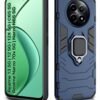 WOW IMAGINE ShockProof Back Case Mobile Cover for Realme Narzo 70X | Realme 12 5G | 12X 5G | C65 5G | N65 5G | Back Cover Case (Tough Armor | Hybrid PC + TPU | Ring Holder & in-Built Kickstand | Blue) - Image 3